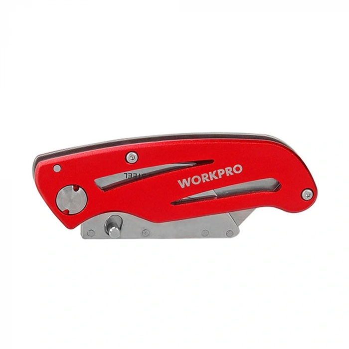 Workpro Wp211003 Paslanmaz Çelik/alüminyum Gövde Katlanır Rötuş Maket Bıçağı