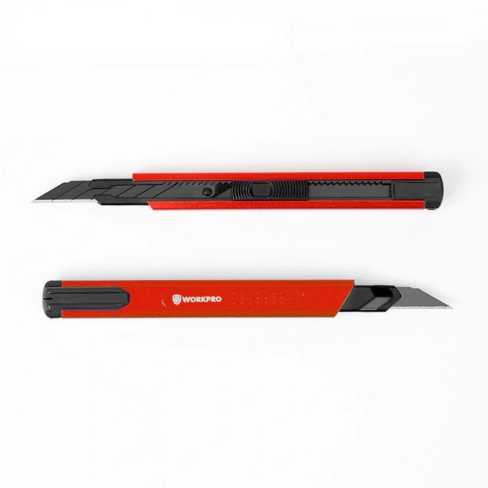 Workpro Wp212020 9mm Alüminyum Kasa Cep Askılı Maket Bıçağı (kırmızı)