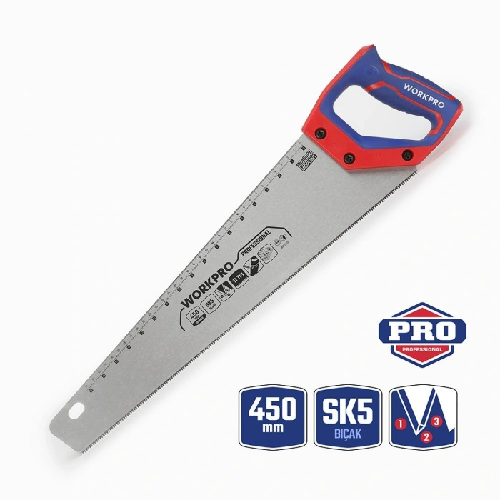 Workpro Wp215010 450mm Sk5 11 Tpı Ağır Hizmet Tipi El Testeresi
