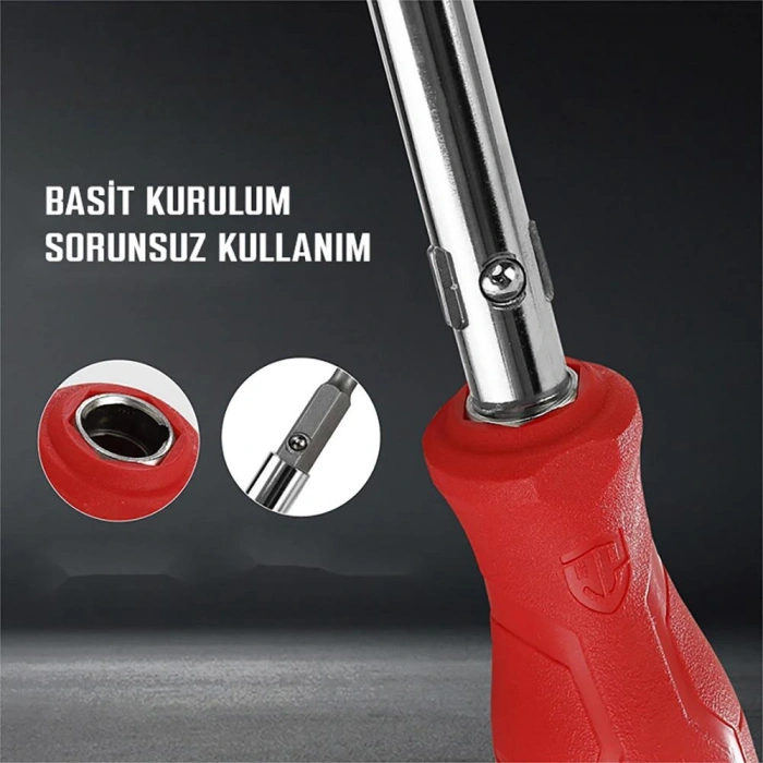 Workpro Wp221066 6-ın-1 Çok Fonksiyonlu Değişken Uçlu Profesyonel Tornavida Seti