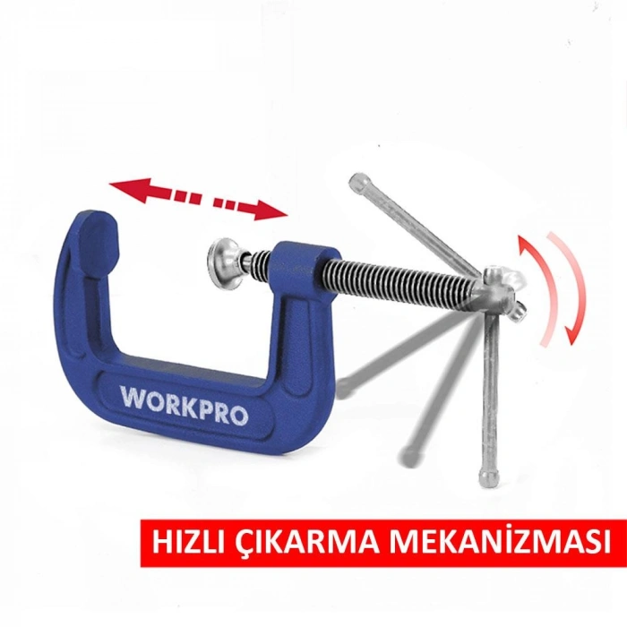 Workpro Wp232018 75mm G Tipi İşkence