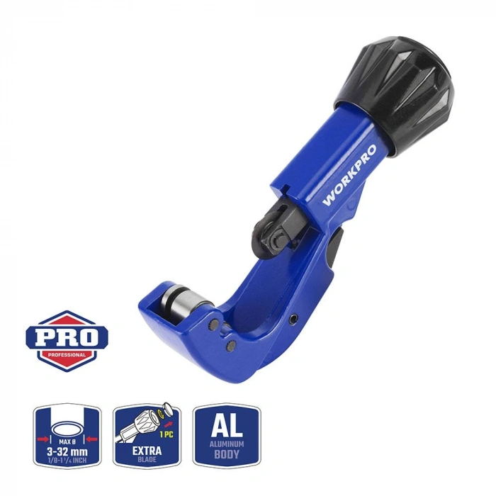Workpro Wp301005 3-32mm Profesyonel Bakır Boru Kesme Makası + 1 Adet Yedek Bıçak