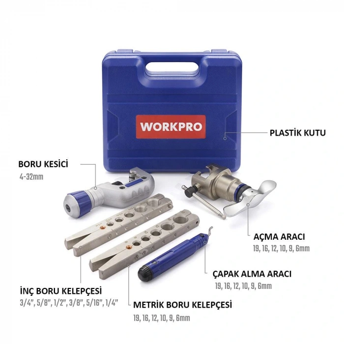 Workpro Wp303001 5 Parça Profesyonel Havşa Takımı