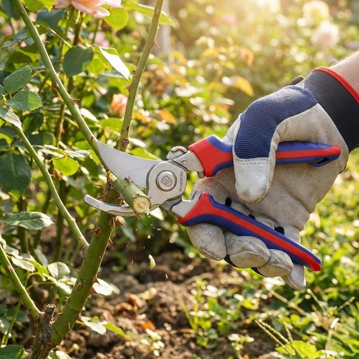 Workpro Wp332013 220mm Bypass Cr-v Profesyonel Bağ Bahçe Dal Budama Makası