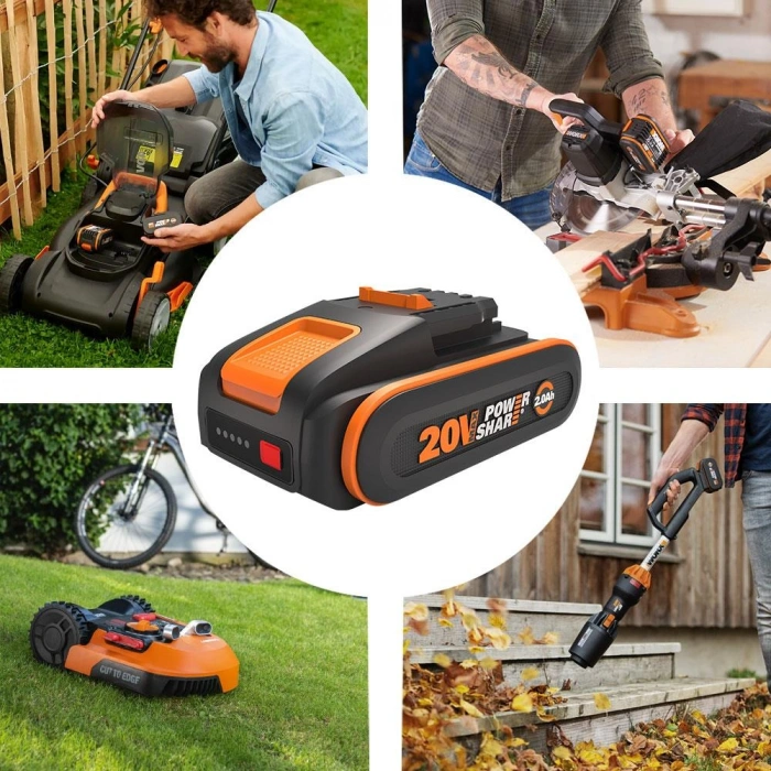 Worx Wa3639 20volt 2.0ah. Li-ion Powershare Yedek Akü