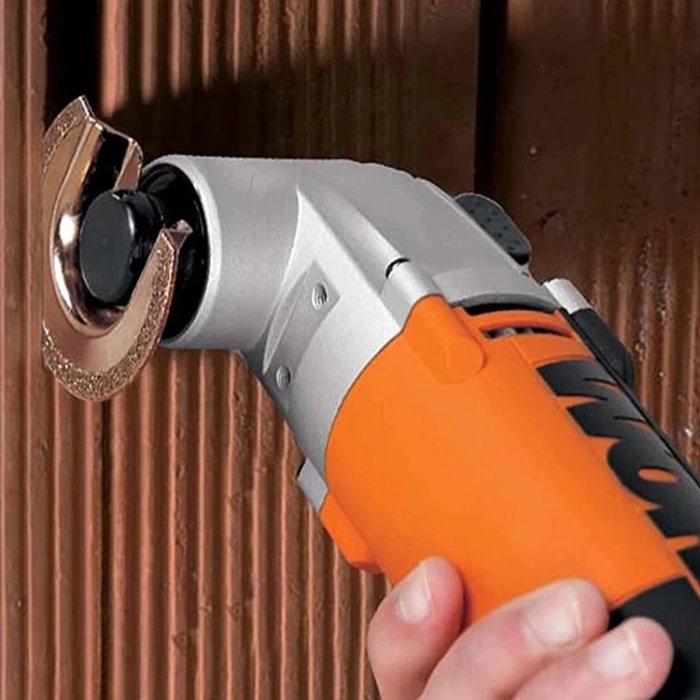 WORX WA4977 Çok Amaçlı Raspalama Makinası İçin 63mm 180˚ Beton, Fayans Derz Arası Universal Temizleme/Kesme Karbür Bıçağı