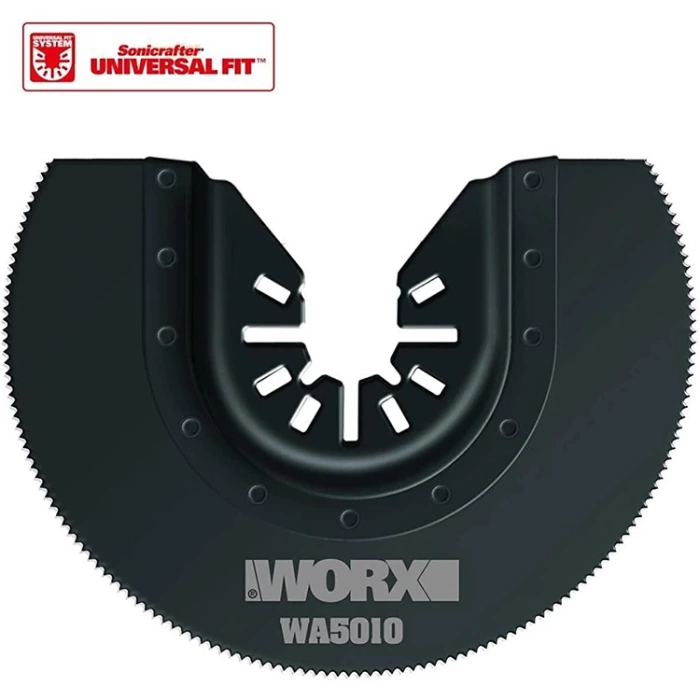 WORX WA5010 Çok Amaçlı Raspalama Makinası İçin 80mm 180˚ Metal, Ahşap, Fiberglas, PVC Universal Kesme Bıçağ