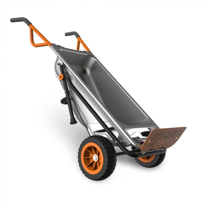 Worx Wg050 100lt./136kg. Profesyonel Çok Amaçlı El Arabası, Taşıma Arabası