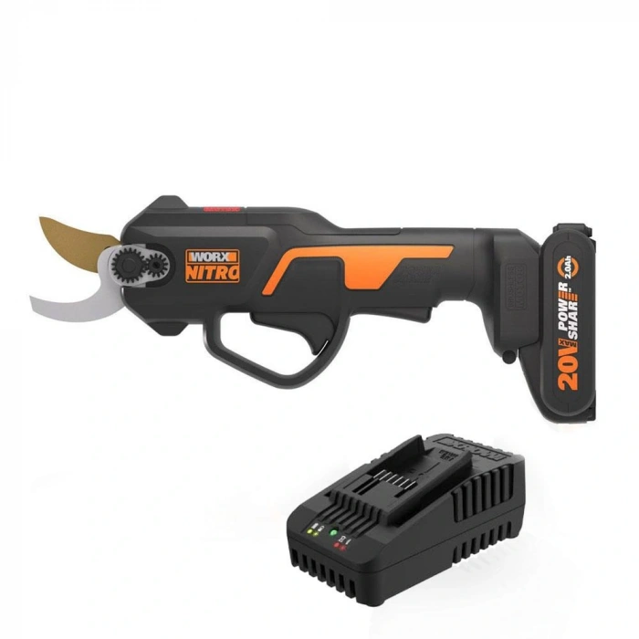 Worx Wg330e 20volt 2.0a Li-ion Tek Akülü Profesyonel Kömürsüz Dal Budama Makası