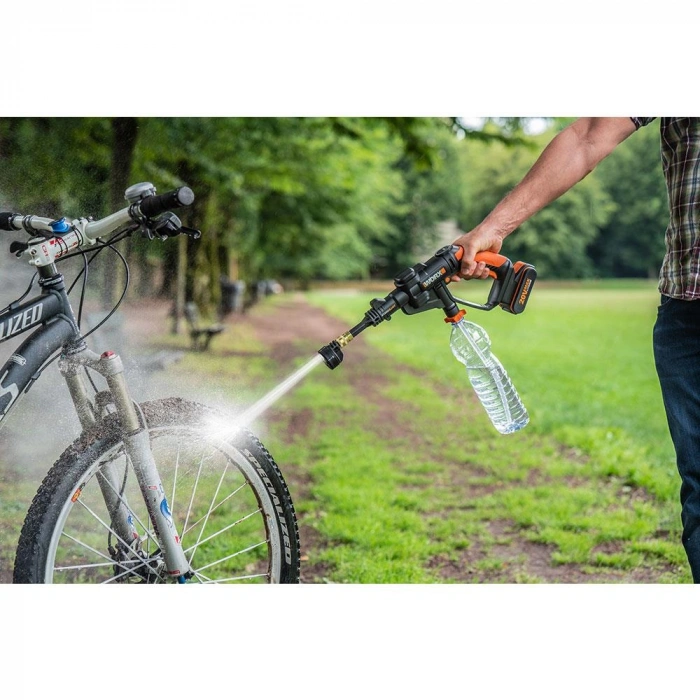 Worx Wg620e.2 20volt 2.0ah. Li-ion 24 Bar Basınçlı Yıkama Tabancası + 4 Parça Yıkama Seti