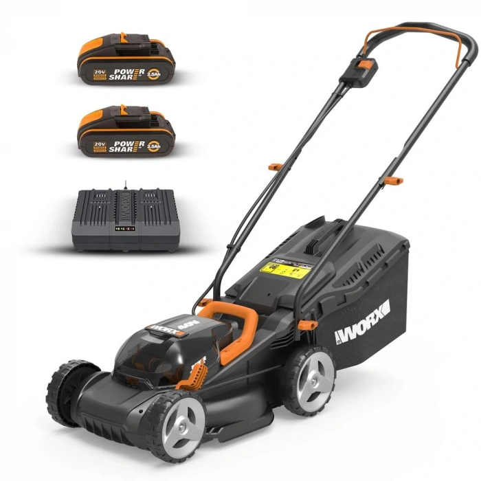 Worx Wg779e 40volt 2.5ah. Li-ion 34cm Profesyonel Şarjlı Çim Biçme
