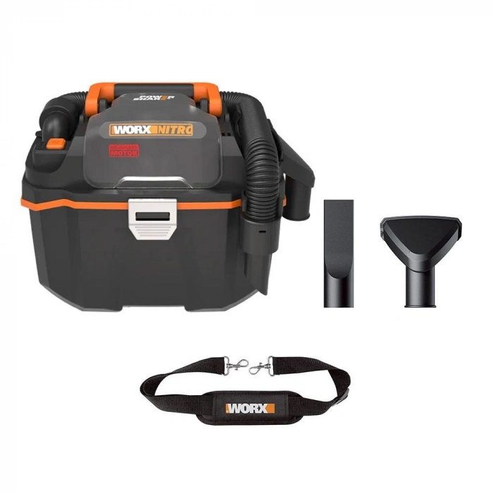 Worx Wx031.9 20volt 200w/16kpa Li-ion Kömürsüz Flexi Esnek Hortumlu Islak/kuru Süpürge & Üfleme (akü Dahil Değildir)