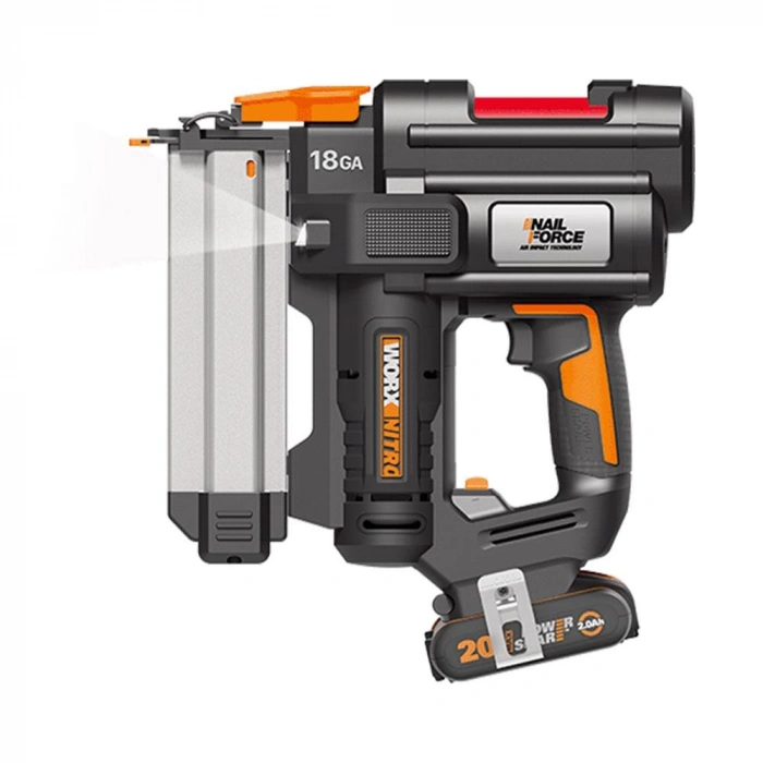 Worx Wx842 20volt/2.0ah Li-ion 15-50mm Profesyonel Şarjlı Çivi Çakma Makinesi + 2700 Adet Yedek Çivi