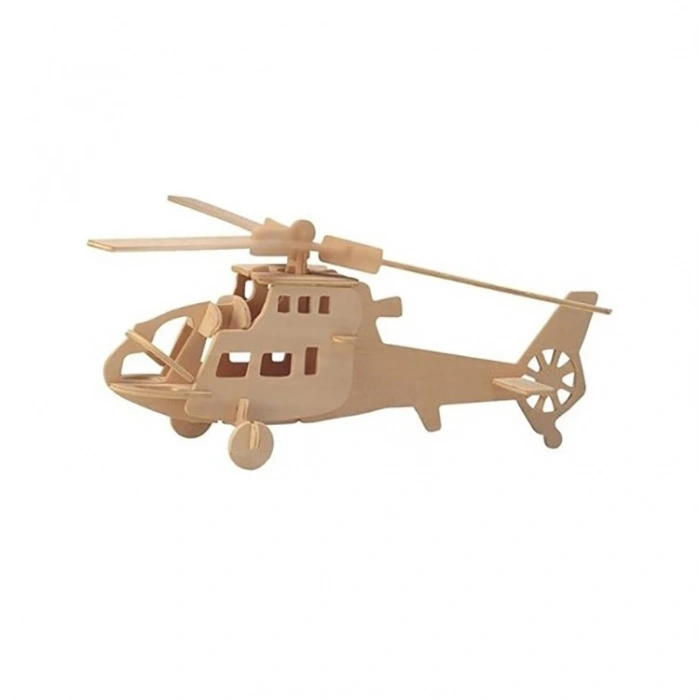 3D Ahşap Puzzle Helikopter JP233 32 parça