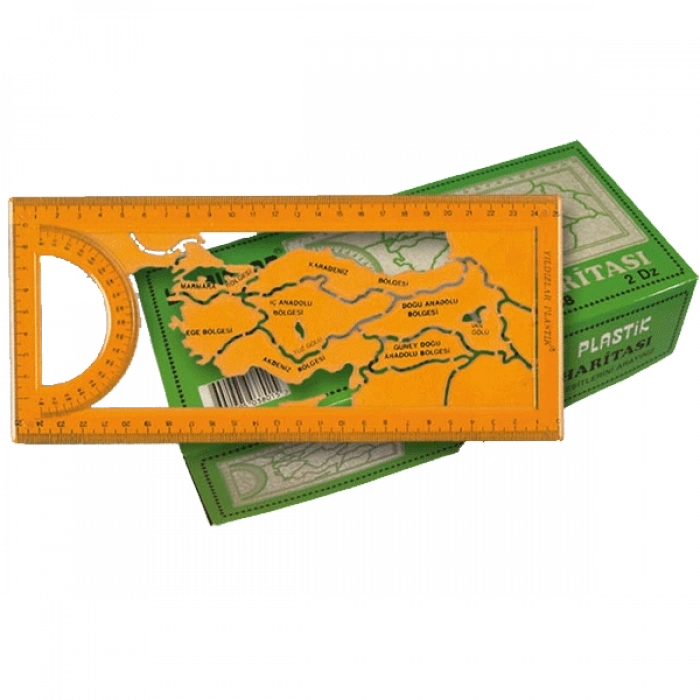 Yıldızlar Cetvel Türkiye Harita Şablonu 38