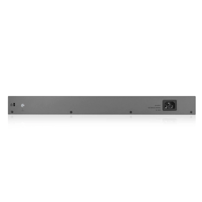 ZyXEL GS1350-26HP, 24 Port, GigaBit, PoE 375W, 2 Port GigaBit SFP, Yönetilebilir, Rackmount Switch