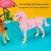 3D Ahşap Puzzle Boynuzlu At 30 parça JP257