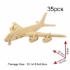 3D Ahşap Puzzle Özel Uçak JP270 35 Parça