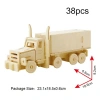 3D Ahşap Puzzle Tır 38 parça JP245