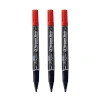 Mas Markör Permanent Kalem Çift Uçlu Kırmızı 6414