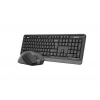 A4 Tech Fg1035 2.4g Gri Q Fn-mm Klv+optik Mouse Set