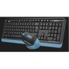 A4 TECH FG1035, Mavi, FSTYLER, 2.4Ghz Kablosuz, Türkçe Q, Klavye Mouse Set