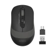 A4 Tech Fg10cs Aır2, Grey, Sılent, Fstyler, 2,4ghz Kablosuz, Usb-c Den Şarj Edilebilir, Optik Mouse, 10-15metre, 4 Buton, Nano Alıcı