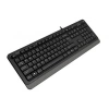 A4 Tech Fk10, Gri, Fstyler, Usb Kablolu, Türkçe Q, Multimedya Klavye