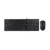 A4 TECH KR-9276, Siyah, USB Kablolu, Türkçe Q, Multimedya, Klavye Mouse Set