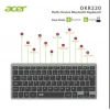 Acer Okr220 Siyah Multidevice Dual Mode 2.4ghz Bluetooth Klavye (smart Tv)(android)