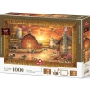 Art Puzzle 1000 Parça Gün Batımı Yolculuğu Çerçeveli 5692