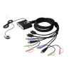 Aten Cs692 2 Port Usb 2.0 Hdmı Kvmp 2-port Usb Hdmı-audio Cable Kvm Switch With Remote Port Selector