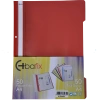 Bafix Telli Dosya Plastik Xl Kırmızı A4