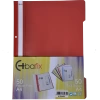 Bafix Telli Dosya Plastik XL Kırmızı A4