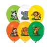 Balonevi Balon 4+1 Safari Baskılı 12 8 Li