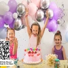 Balonevi Kar Tanesi Asorti Balon Dekorasyon Seti 70 Li