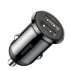 Baseus CCALLP-01 Grain Pro 2xUSB 4.8A Araç Şarj Cihazı-Siyah