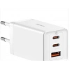 Baseus Ccgp120202 Gan5 Pro 2c+u 65w Şarj Cihazı Beyaz