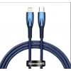 Baseus Glimmer Series Mavi Cadh000003 1mt 20w Type-c To Lightning Şarj Kablosu Örgülü