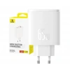 BASEUS P10152301213-00 Cube Pro 2C+U 65W Şarj Cihazı Beyaz