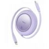 Baseus P10364500213-00 Free2 Pull Mini Kablolu USB-C 100W 2M Mor Şarj Kablosu
