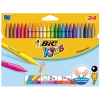 Bic Pastel Boya Plastidecor Karton Kutu Yuvarlak 24 Renk 829772