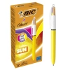 Bic Tükenmez Kalem 4 Colours Sun 12 Li
