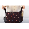 Boubou Bso-1001 Bebek Arabası Organizer Çanta Siyah Puantiyeli