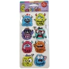 Bu-bu Ebu-bu Emotıons Puffy Stickers Monsters 9x21 Bubu-swp-1701