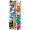 Carioca Tempera Suluboya Süper Yıkanabilir Fırçalı 25 Ml 6 Renk Metalik 40426