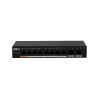 DAHUA PFS3010-8ET-96, 8 Port, MegaBit, PoE 96W, 2 Port GigaBit Uplink, Yönetilemez, Masaüstü Switch