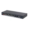DAHUA S4210-8GT-110, 8 Port, Gigabit, PoE 110W, 2 Port Gigabit Uplink, Longe Range 250Mt., Cloud Yönetilebilir, Switch