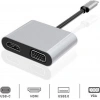 Dexim Dhu0004 Premium 4 İn 1 Usb-typ-c Hdmı Vga Hub For İpad Pro, Macbook, Pc, Laptop