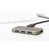 Digitus Da-70240-1 4 Port Usb 3.0 Hub, 5v-2a Güç Adaptörü Dahil, Alüminyumi Da-70240-1